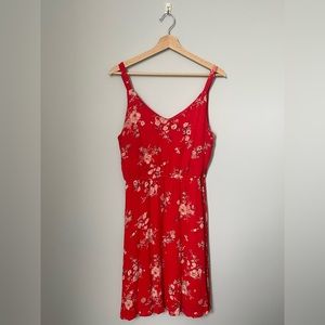Only Floral Red Dress